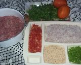 A picture of step 1 of Chapli kabab.