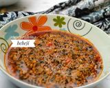 A picture of step 7 of Shuwaka/Bitterleaf and groundnut soup.