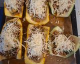 Töltött cukkini darált hússal sok sajttal 🥂🥂 recept fázis 5 fotója