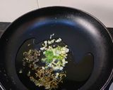 A picture of step 1 of Button Mushroom and Green Peas.