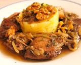 Foto del paso 9 de la receta Hígado de ternera encebollado con Puré de patata
