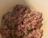 A picture of step 1 of Lentil Soup with Sausage.