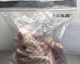 A picture of step 1 of Spicy Korean fried chicken.