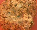 A picture of step 3 of Potatoes and pasta doughnut kabab.