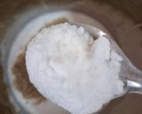 A picture of step 3 of Coconut Milk Thandai.