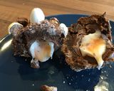 A picture of step 4 of EasterBake Scotch creme egg.