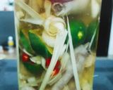 Hình bước làm 5 của món Chân gà ngâm sả tắc