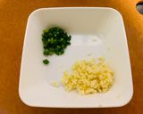 香蒜干貝蓋飯的食譜步驟2照片