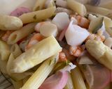Une image de l'étape 5 de Pâtes aux asperges.