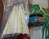 箭筍炒香麻醬(簡單料理)的食譜步驟1照片