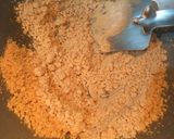 A picture of step 3 of Atta Halwa.