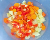 Foto del paso 2 de la receta: Alubias blancas con hierbas aromáticas frescas y tubérculos