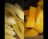 Foto langkah ke 1 dari resep Mango Banana Choco Cheese.
