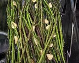 A picture of step 2 of Roasted wild asparagus.
