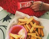 A picture of step 5 of Quick Sooji French Fries.