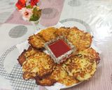 A picture of step 3 of Crispy Hash browns/tea time snack.