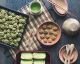 Foto langkah ke 5 dari resep Matcha butter cookies.