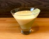 A picture of step 6 of Matcha Green Tea and White Chocolate Panna Cotta.