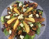Foto del paso 4 de la receta: Ensalada 🥗 templada de pera 🍐 gorgonzola y beicon 🥓