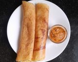 A picture of step 5 of Green gram, pigeon peas dosa.