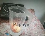 A picture of step 1 of Ripe Papaya Smoothie.