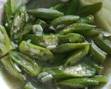 Foto langkah ke 7 dari resep Tumis kacang lendir (okra) bersaos tiram.