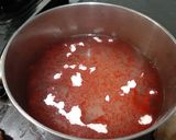 Foto langkah ke 2 dari resep 184. Puding Strawberry Coklat Putih.