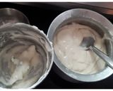 A picture of step 2 of Dahi Vada (urad dal).