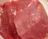A picture of step 1 of Beef with Celery.