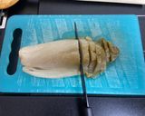 Une image de l'étape 1 de Tarte endives quenelles jambon champignons au fromage de chèvre.