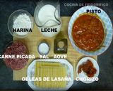 Foto del paso 1 de la receta Lasaña de carne con chorizo