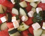 Foto del passaggio 10 della ricetta Insalata estiva anguria,feta,cetrioli e...😋