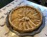 Une image de l'étape 9 de Tarte poires et amandes (pâte brisée au saindoux).
