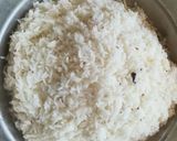 A picture of step 7 of Qubooli (Hyderabadi lentil biryani).