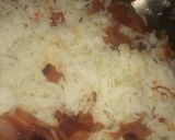 A picture of step 3 of Onion tomato fried rice.