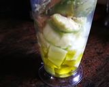 A picture of step 3 of Jorgette's Cucumber and Avocado Gazpacho.