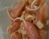 Foto del paso 1 de la receta: Pollo teriyaki sobre judías