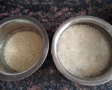 A picture of step 1 of Chaula bara - a famous street snack from Odisha.