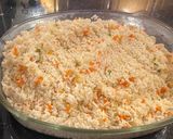 A picture of step 3 of Loaded Rice.