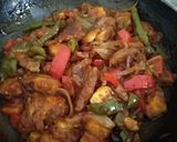 A picture of step 3 of Chilli paneer.