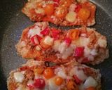 Foto del paso 2 de la receta Pizza de pan de molde con 8 cereales y semillas en el sartén