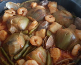 Foto del paso 3 de la receta: Alcachofas con judía verde a la marinera