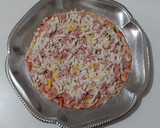 عکس مرحله 2 از دستور پیتزا مخلوط 👌🏻😋😍