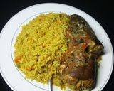 Fried rice & cat fish peppersoupmatakin girki4 hoto