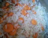A picture of step 4 of Shinkafa da kayan lambu.