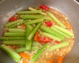 西芹炒蝦仁帶子的食譜步驟7照片