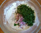 A picture of step 2 of Spicy Herb bhajia#allstarscontest.