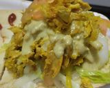Foto del paso 7 de la receta: Sándwich🥪de pollo🍗y vegetales frescos🥙🌯🥗
