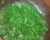 A picture of step 2 of Healthy Moringa Upkari - quick and simple.
