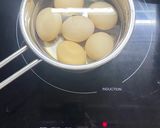 Hình bước làm 1 của món Trứng ngâm tương